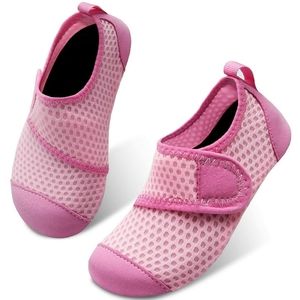 Barerun Kids Swim Water Shoes Barefoot Aqua Shoes Size: 4-4.5 Big Kid Pink